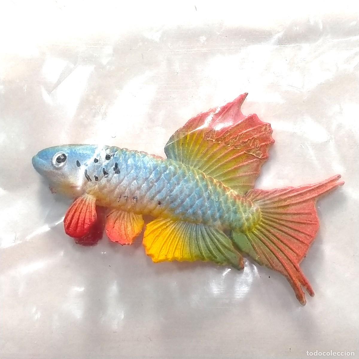 Figuras de Goma y PVC: Pez mini figura Prior / Injecta Plastics vintage a&ntilde;os 60 NUEVO B