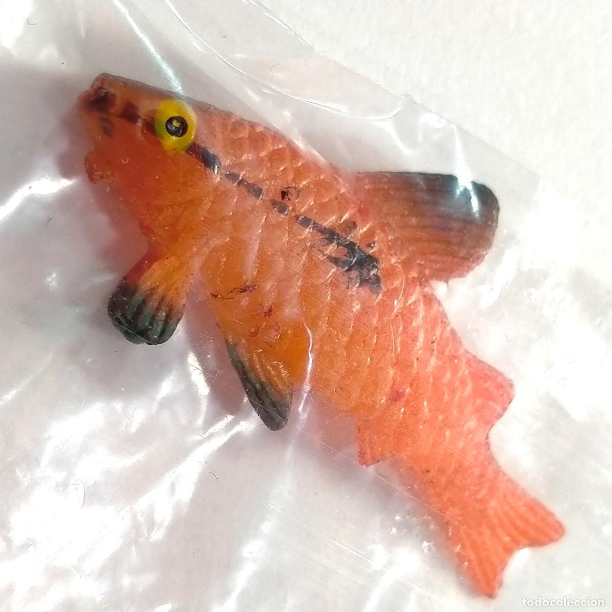 Figuras de Goma y PVC: Pez mini figura Prior / Injecta Plastics vintage a&ntilde;os 60 NUEVO C