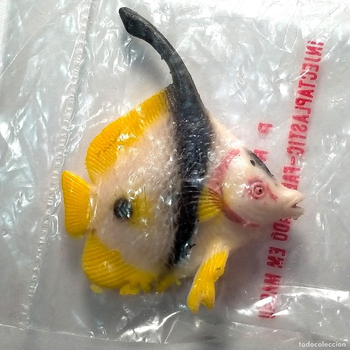 Figuras de Goma y PVC: Pez mini figura Prior / Injecta Plastics vintage a&ntilde;os 60 NUEVO D