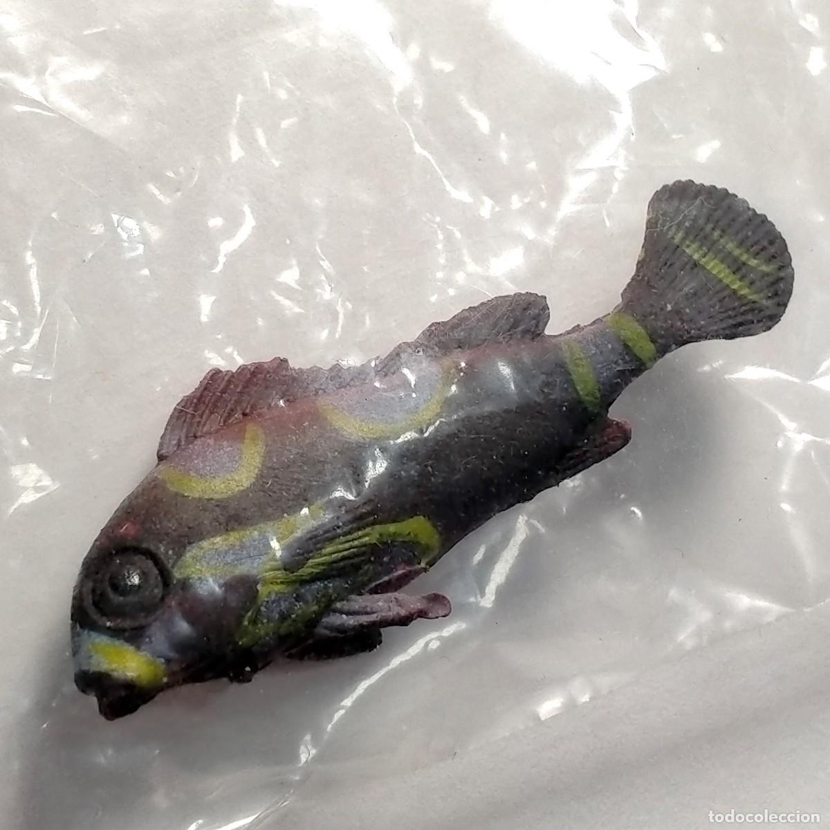 Figuras de Goma y PVC: Pez mini figura Prior / Injecta Plastics vintage a&ntilde;os 60 NUEVO G