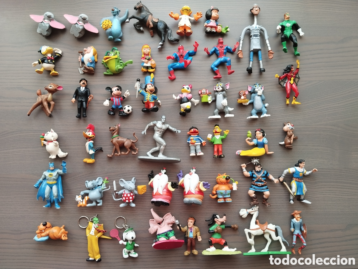 Figuras de Goma y PVC: Lote de figuras Comics Spain