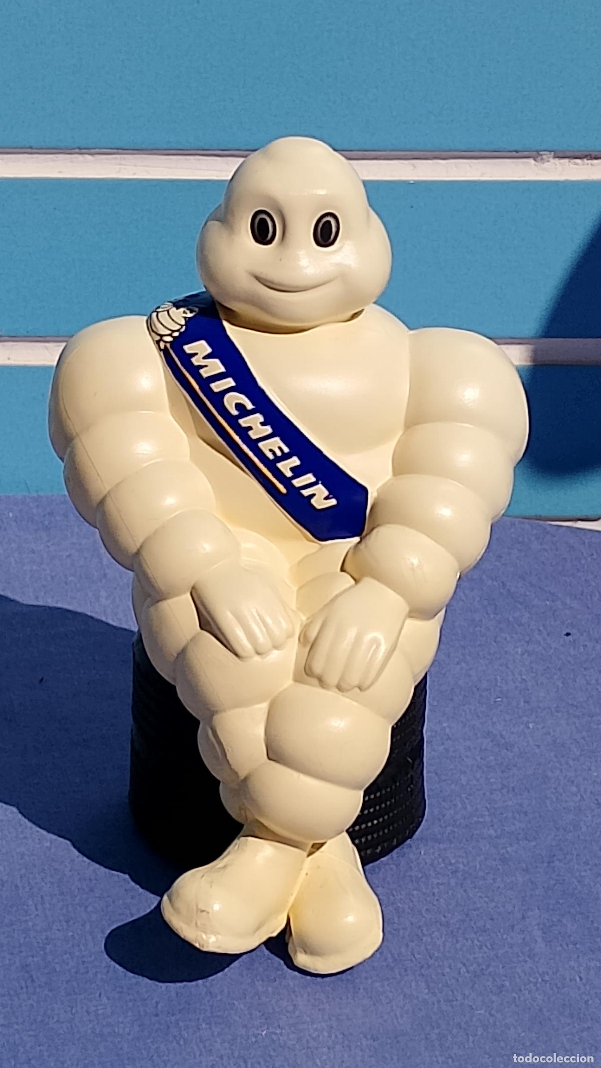 Figuras de Goma y PVC: Antiguo mu&ntilde;eco Bibendum sentado en neum&aacute;ticos de Michel&iacute;n, dif&iacute;cil de conseguir