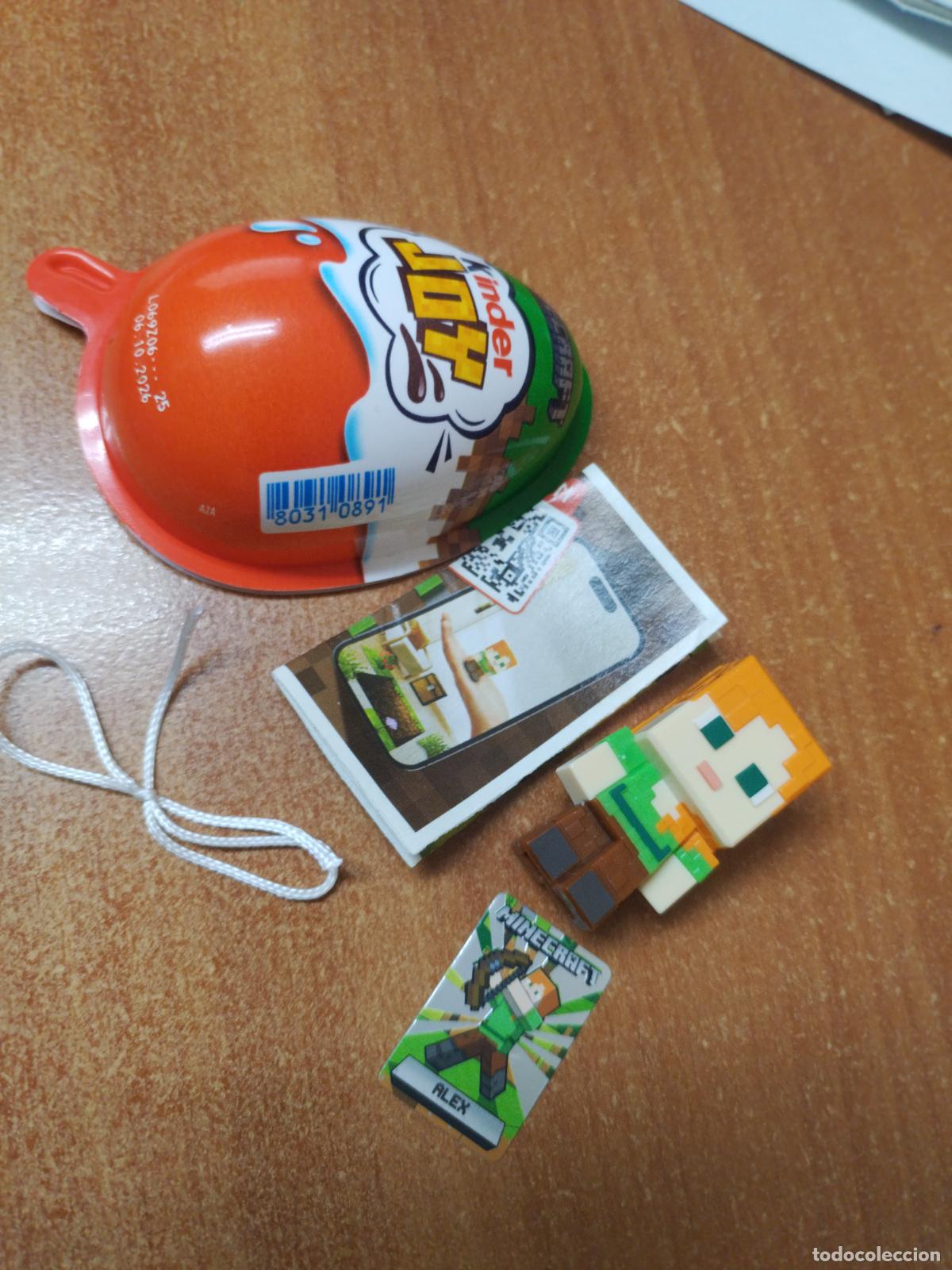 Figuras de Goma Kinder: 001 FIGURA KINDER JOY MINECRAFT (NUEVO SIN USO )