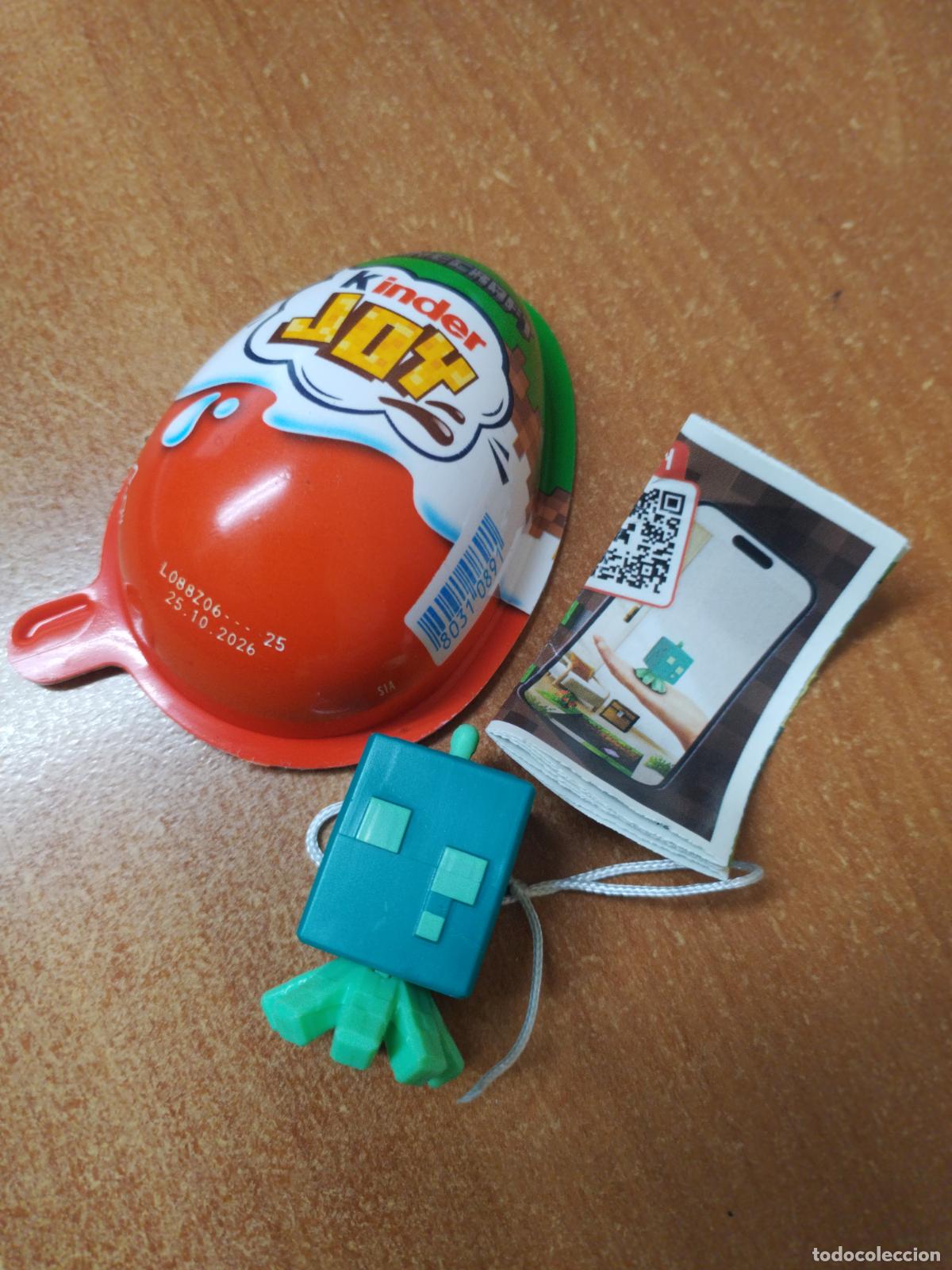 Figuras de Goma Kinder: 007 FIGURA KINDER JOY MINECRAFT (NUEVO SIN USO )