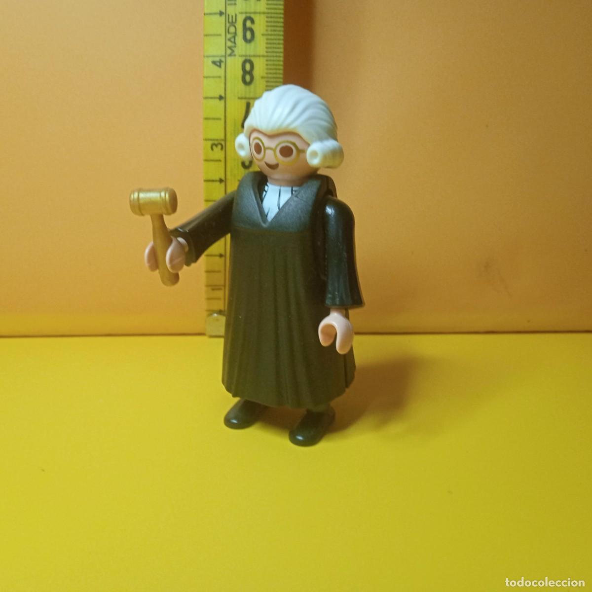 Figuras de Goma y PVC: PLAYMOBIL : VITORIANO, MODERNIDAD; FIGURA ABOGADO, JUEZ