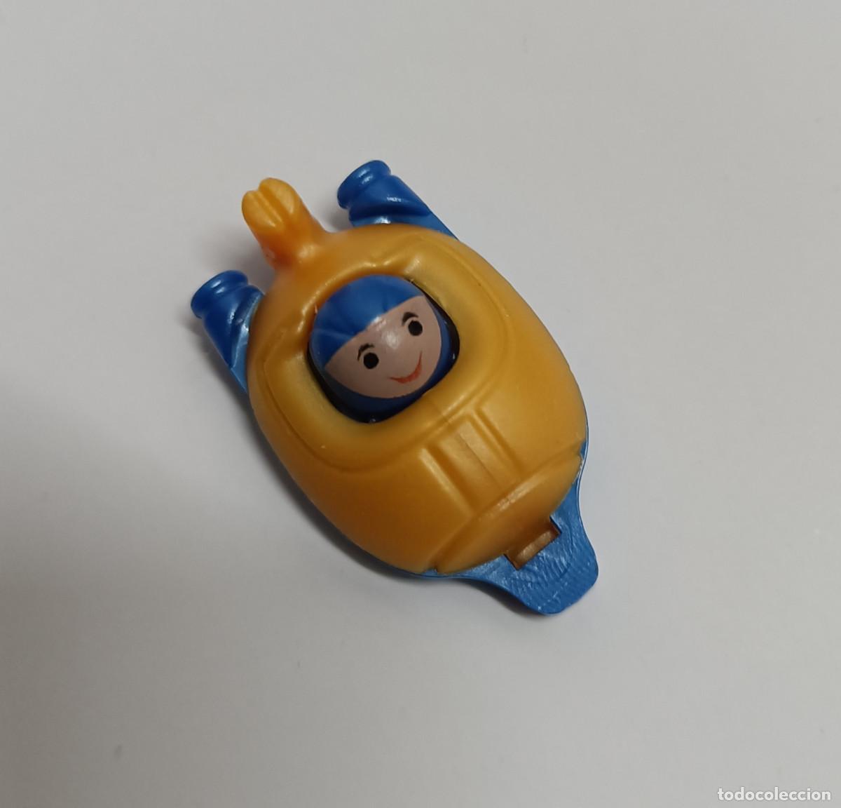 Figuras de Goma Kinder: nave kinder mini mu&ntilde;eco nave miniatura figurita espacial space ship mu&ntilde;equito figura k01 01