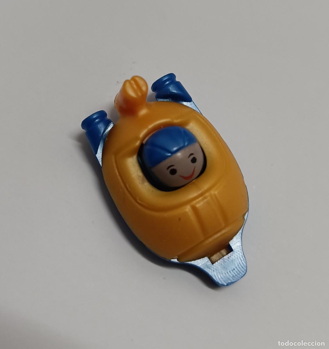 Figuras de Goma Kinder: nave kinder mini mu&ntilde;eco nave miniatura figurita espacial space ship mu&ntilde;equito figura k01 01