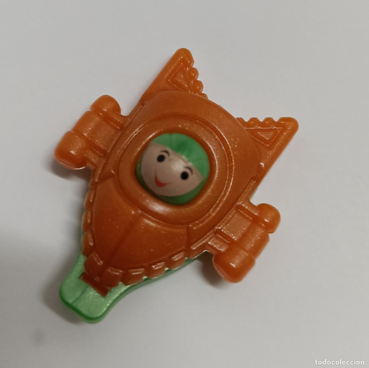 Figuras de Goma Kinder: nave kinder mini mu&ntilde;eco nave miniatura figurita espacial space ship mu&ntilde;equito figura k01 01