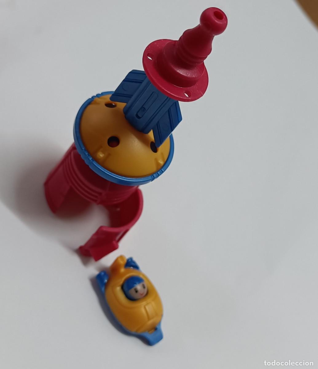 Figuras de Goma Kinder: nave kinder mini mu&ntilde;eco nave miniatura figurita espacial space ship mu&ntilde;equito figura k01 01