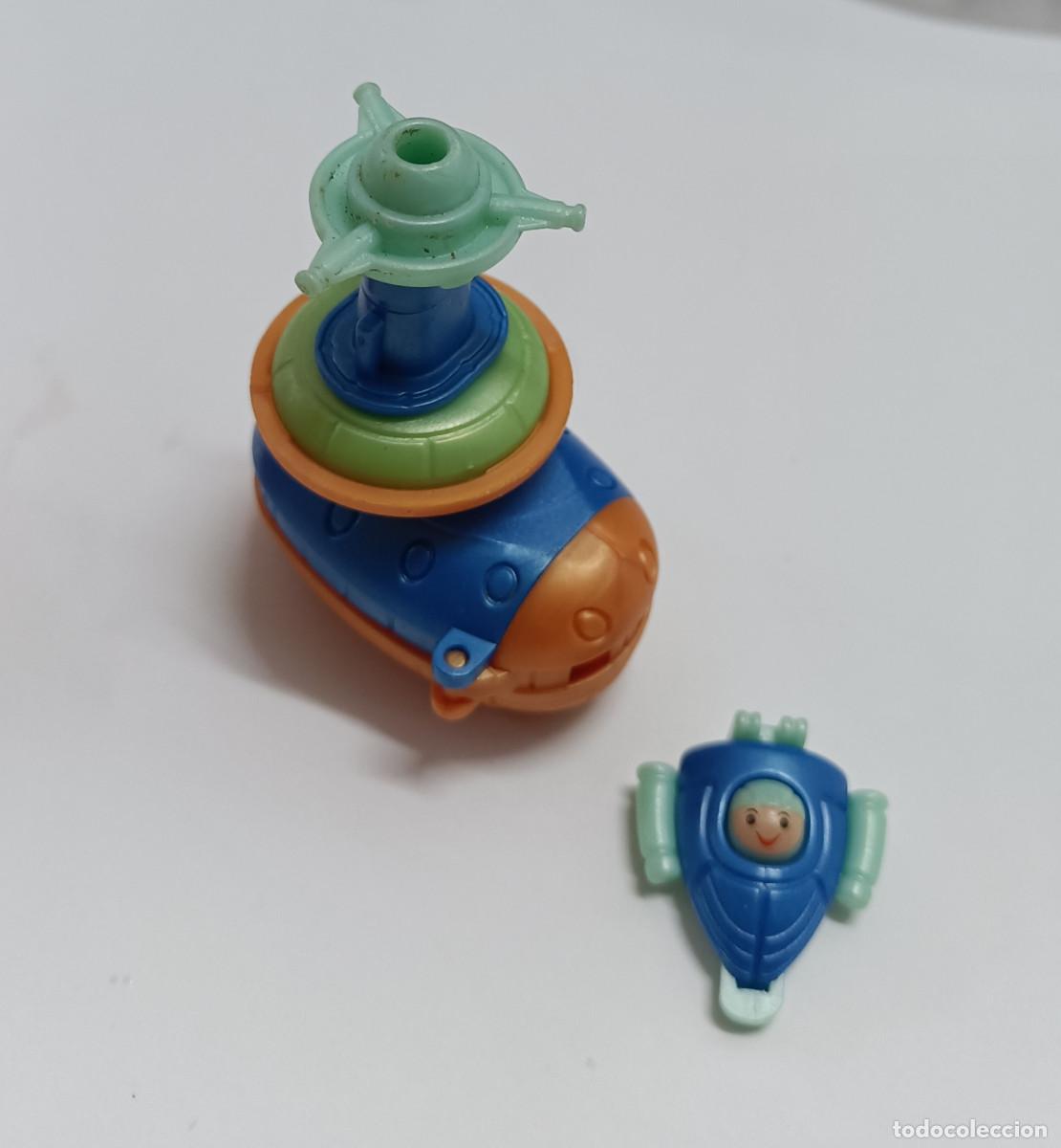 Figuras de Goma Kinder: nave kinder mini mu&ntilde;eco nave miniatura figurita espacial space ship mu&ntilde;equito figura k01 01