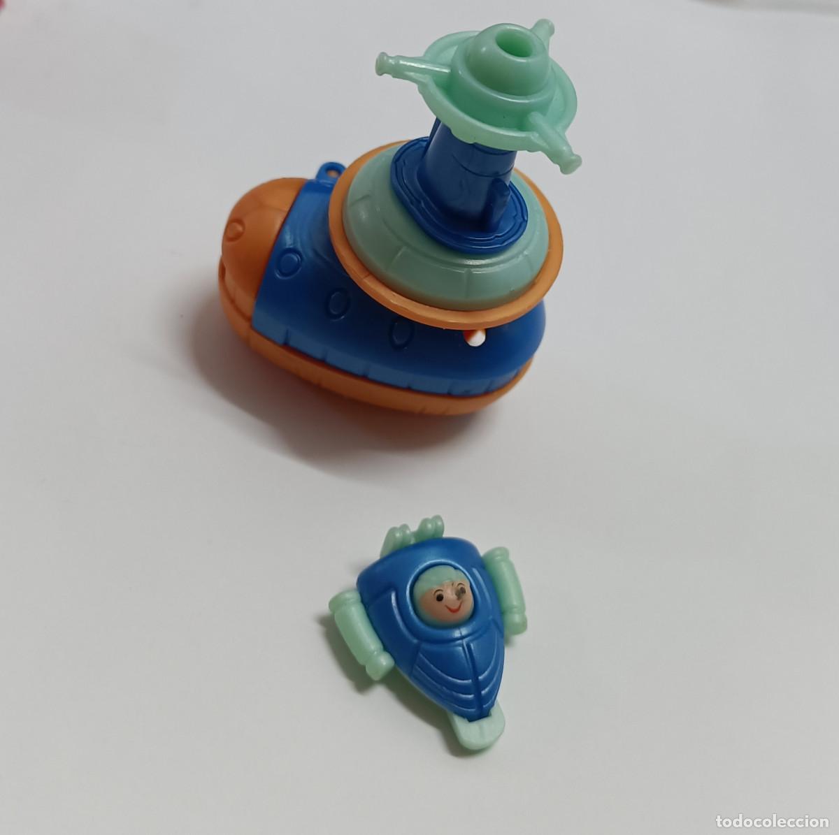 Figuras de Goma Kinder: nave kinder mini mu&ntilde;eco nave miniatura figurita espacial space ship mu&ntilde;equito figura k01 01