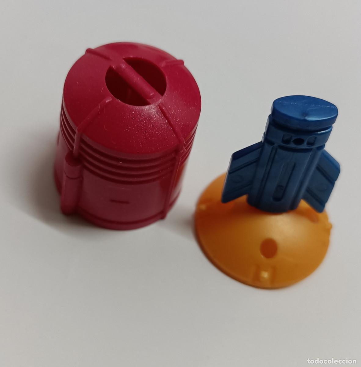 Figuras de Goma Kinder: nave kinder mini mu&ntilde;eco nave miniatura figurita espacial space ship mu&ntilde;equito figura k01 01