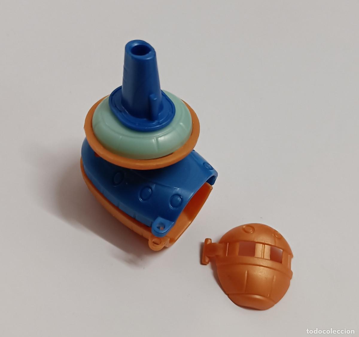 Figuras de Goma Kinder: nave kinder mini mu&ntilde;eco nave miniatura figurita espacial space ship mu&ntilde;equito figura k01 01