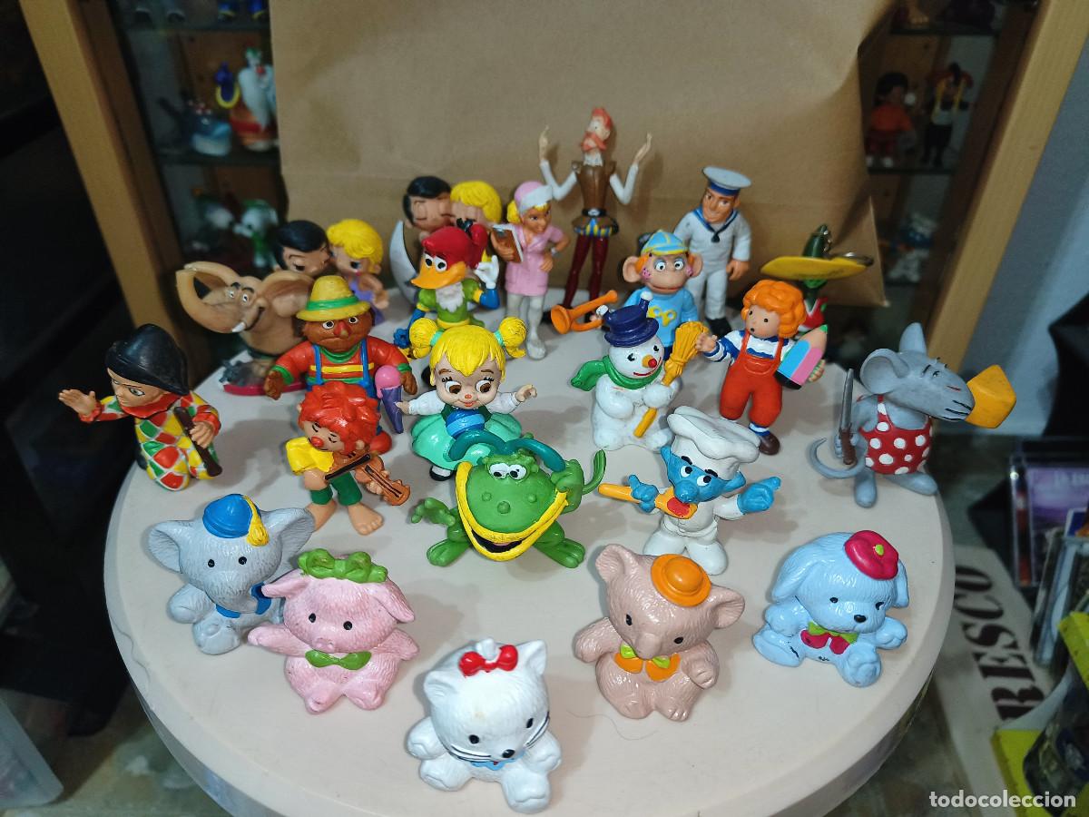 Figuras de Goma y PVC: Ocasion coleccionistas ! Super lote de 23 figuras goma pvc vintage a&ntilde;os 80 Comics Spain y Bully