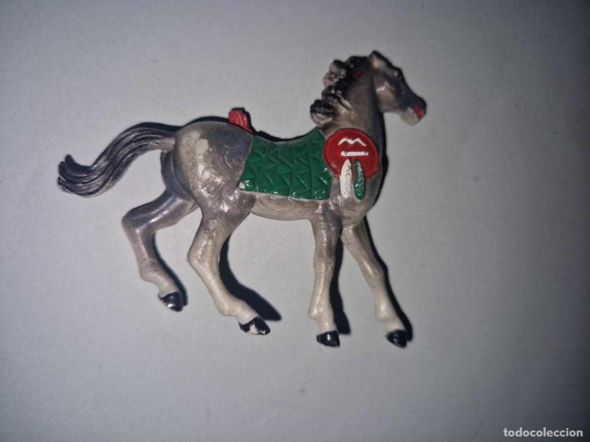 Figuras de goma y PVC: CABALLO FIGURA OESTE DE COMANSI - Foto 2