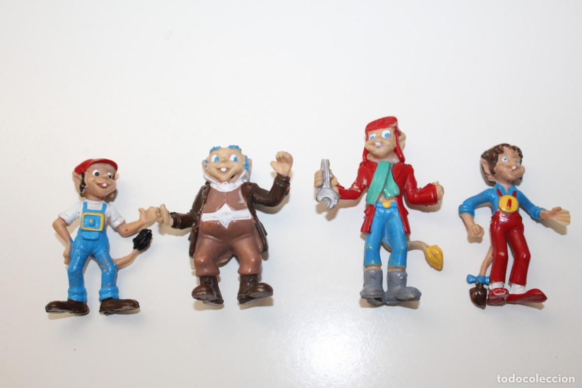 Figuras de Goma y PVC: LOTE DE FIGURAS LOS DIMINUTOS - DINKY - LUCY - TOM Y EL ABUELO -CON DEFECTOS