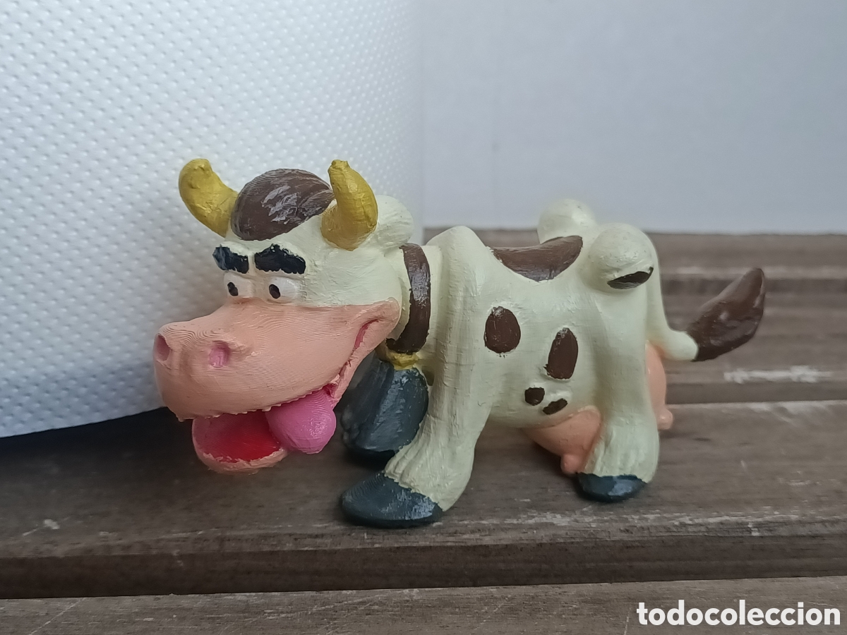 Figuras de Goma y PVC: Figura vaca Macario en impresi&oacute;n 3d inspirada en la original no c&oacute;mics spain