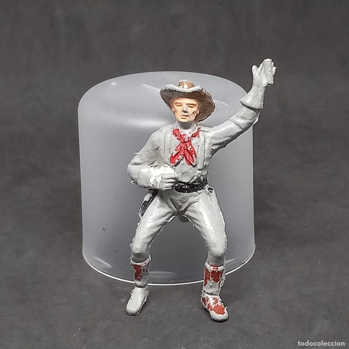 Figuras de Goma y PVC: PECH HERMANOS SOLDADO OFICIAL SUDISTA CONFEDERADO JINETE SIN CABALLO ORIGINAL A&Ntilde;OS 60-70 OESTE PTOY