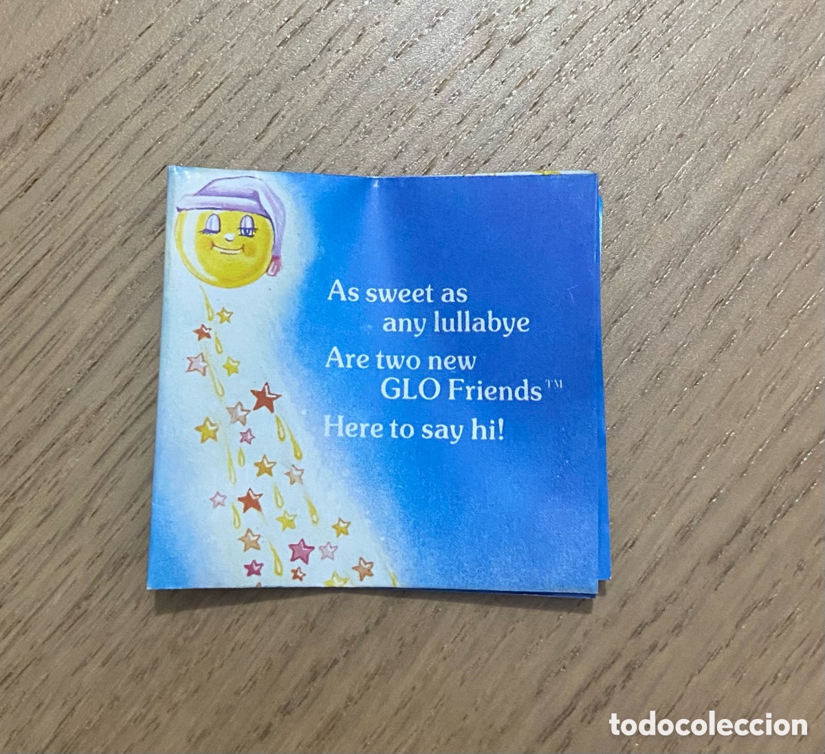 Figuras de Goma y PVC: Folleto vintage Hasbro &ldquo;GLO Friends&rdquo; + cup&oacute;n de pedido (1986 aprox.)