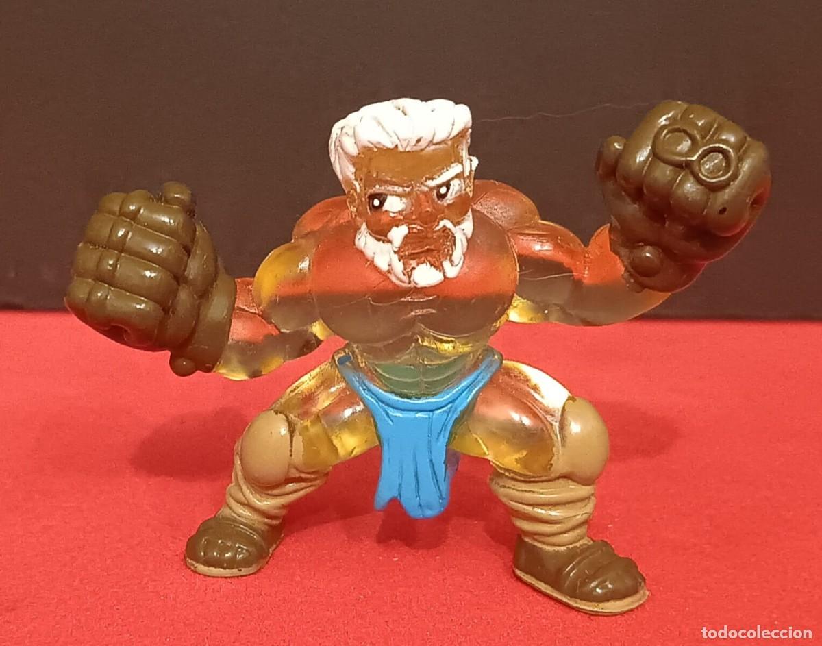 Figuras de Goma y PVC: MINI FIGURA DE GOMA PVC GUERREROS MONSTRUOS SERIE FISTFUL OF POWER MOOSE TOYS 2004