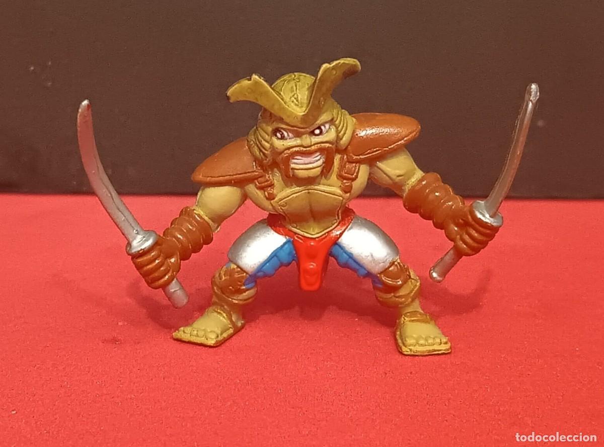 Figuras de Goma y PVC: MINI FIGURA DE GOMA PVC GUERREROS MONSTRUOS SERIE FISTFUL OF POWER MOOSE TOYS 2004