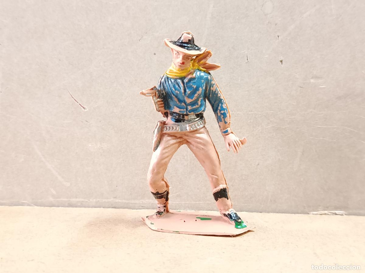 Figuras de Goma y PVC: FIGURA DE PL&Aacute;STICO VAQUERO SERIE TODO EL OESTE AMERICANO COMANSI