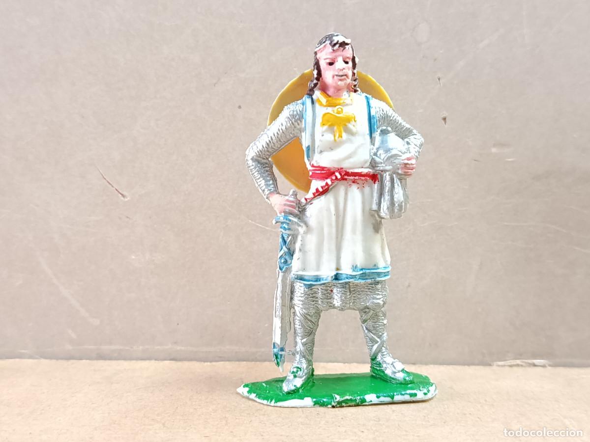 Figuras de Goma y PVC: FIGURA DE PL&Aacute;STICO CABALLERO MEDIEVAL COMANSI