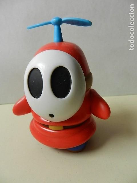 Figuras de Goma y PVC: Super Mario Shy Guy Nintendo 2015 con helic&oacute;ptero Maskache jakks Santa M&oacute;nica USA bros