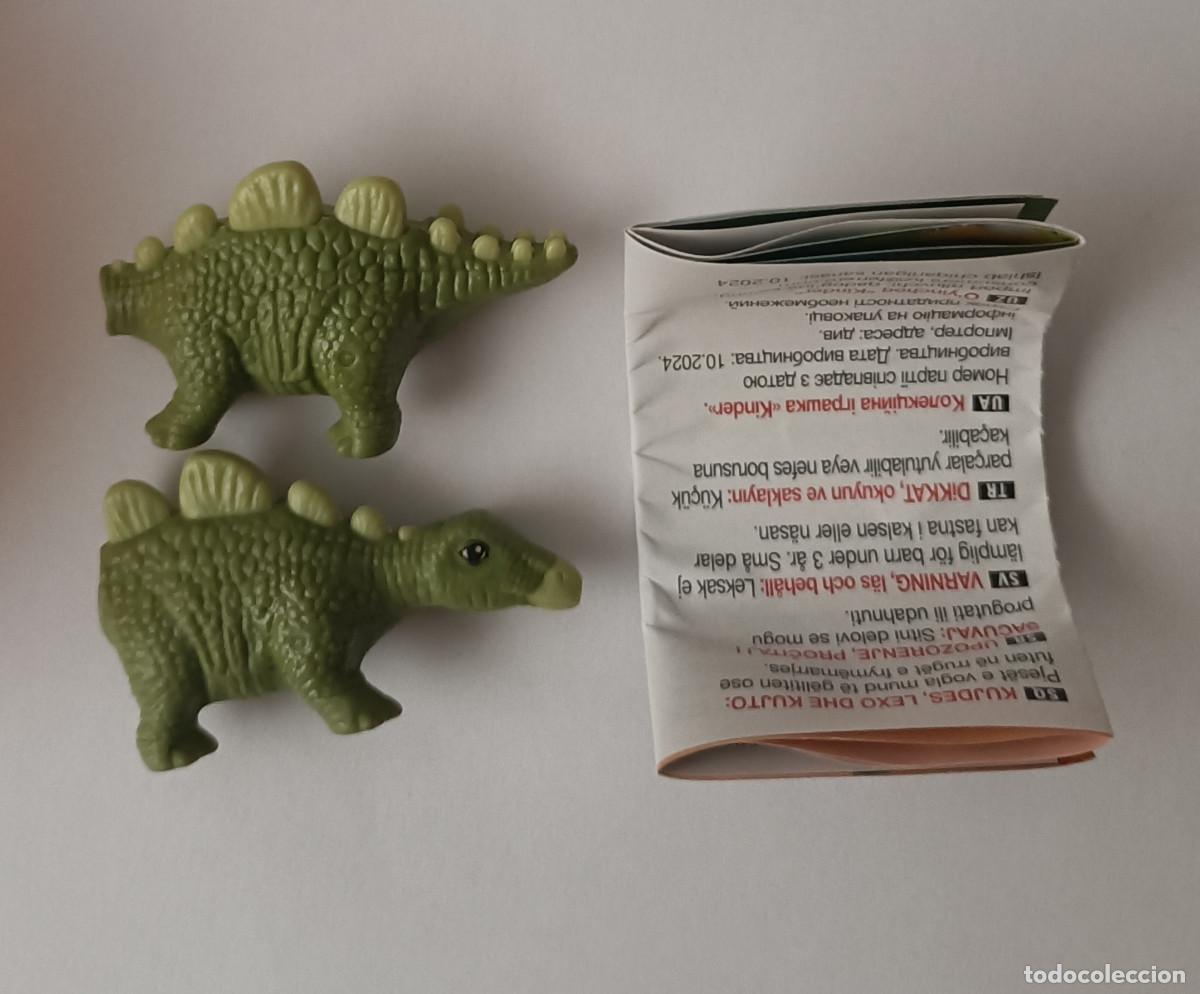 Figuras de Goma Kinder: vc 097 97 dinosaurio dino natoons kinder 2026 bpz papel completo figura mu&ntilde;eco
