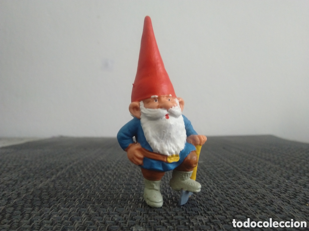 Figuras de Goma y PVC: FIGURA PVC DAVID EL GNOMO SERIE DIBUJOS ANIMADOS A&Ntilde;OS 80 TV TELEVISION PISANDO PALA