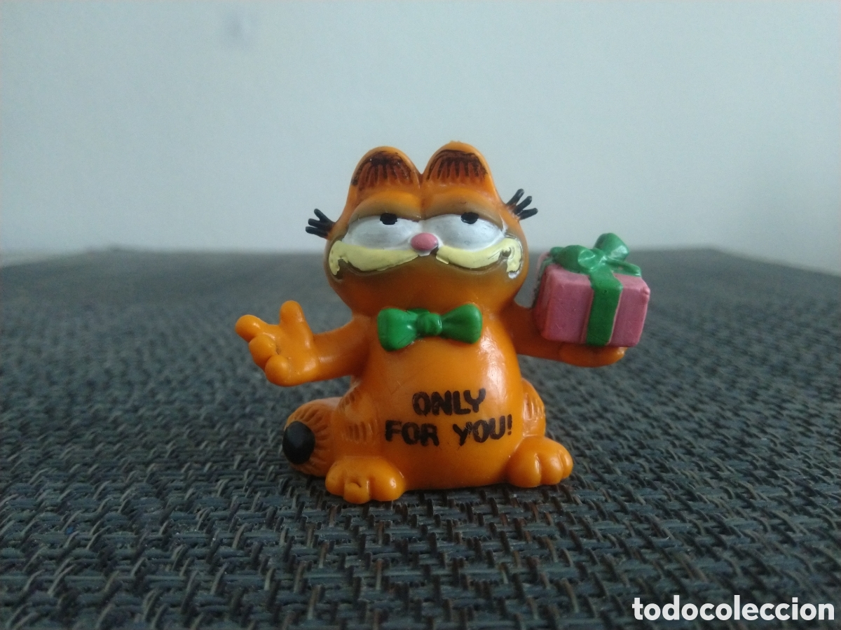 Figuras de Goma y PVC: FIGURA PVC GARFIELD BULLY COMICS TEBEOS JOHN ODDIE LASA&Ntilde;A GATO REGALO