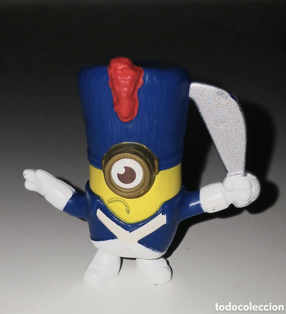 Figuras de Goma y PVC: Figura PVC Minion Soldado Napole&oacute;n - McDonald's 2019 - Nace un Villano