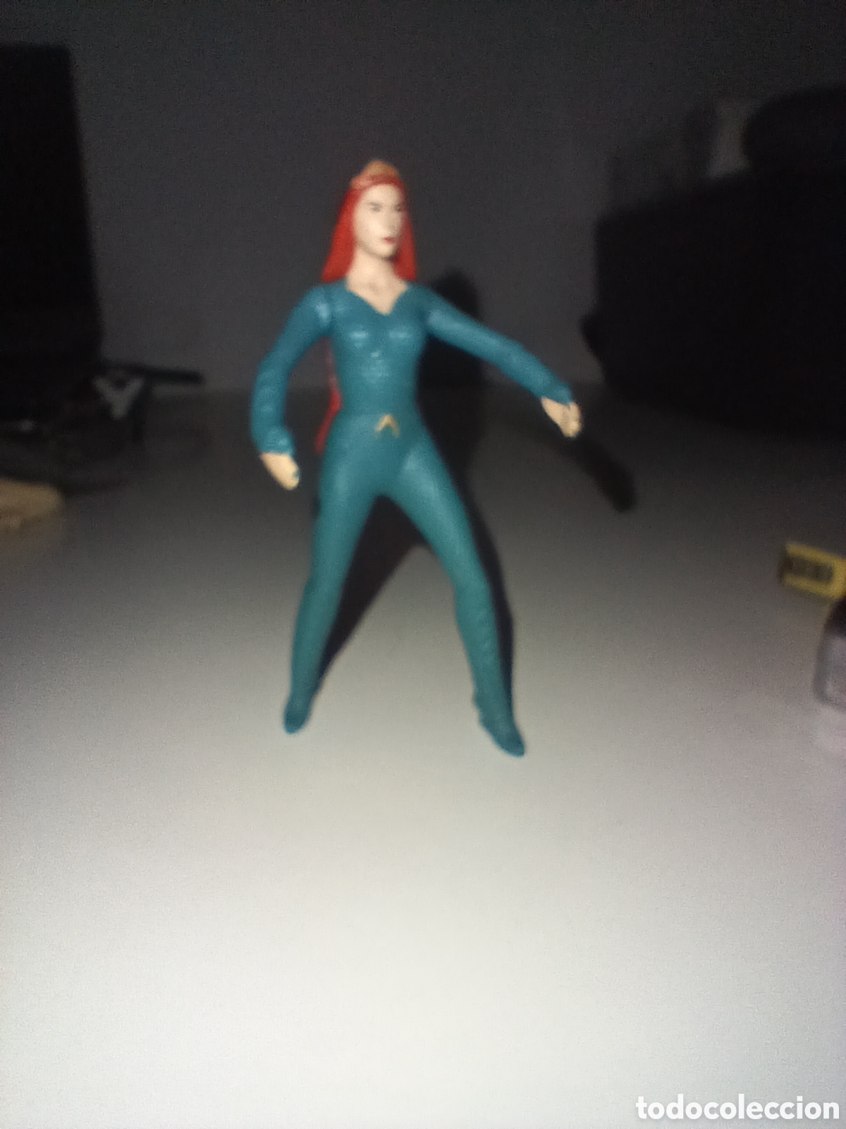 Figuras de Goma y PVC: Figura PVC de acci&oacute;n de Mera de DC Comics, juguete promocional de Burger King en 2018 Aquaman