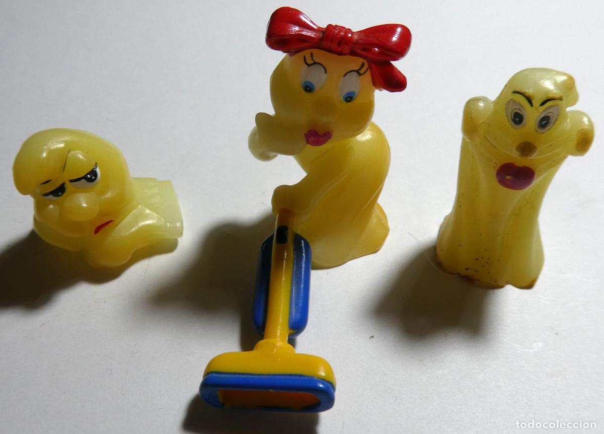 Figuras de Goma Kinder: 3 Figuras col, Fantasmini ,k&iacute;nder sorpresa