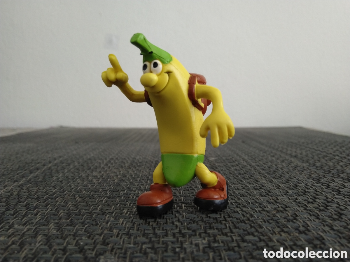 Figuras de Goma y PVC: FIGURA PVC MOCHILO PLATANO COMICS SPAIN LOS FRUITTIS SERIE TV TELEVISION FRUITIS DIBUJOS ANIMADOS