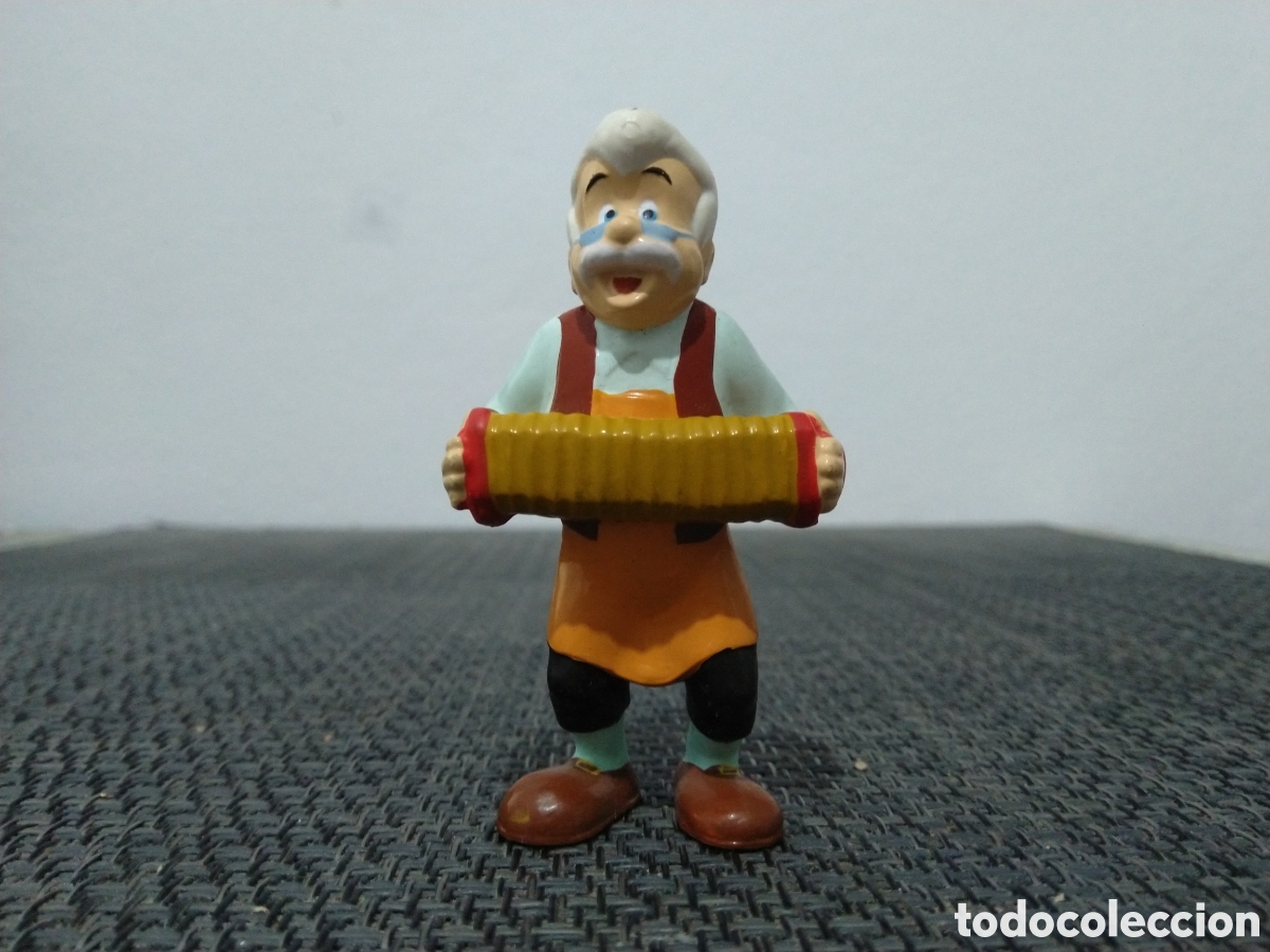 Figuras de Goma y PVC: FIGURA PVC GEPETTO CON ACORDEON APPLAUSE PINOCHO DIBUJOS ANIMADOS WALT DISNEY