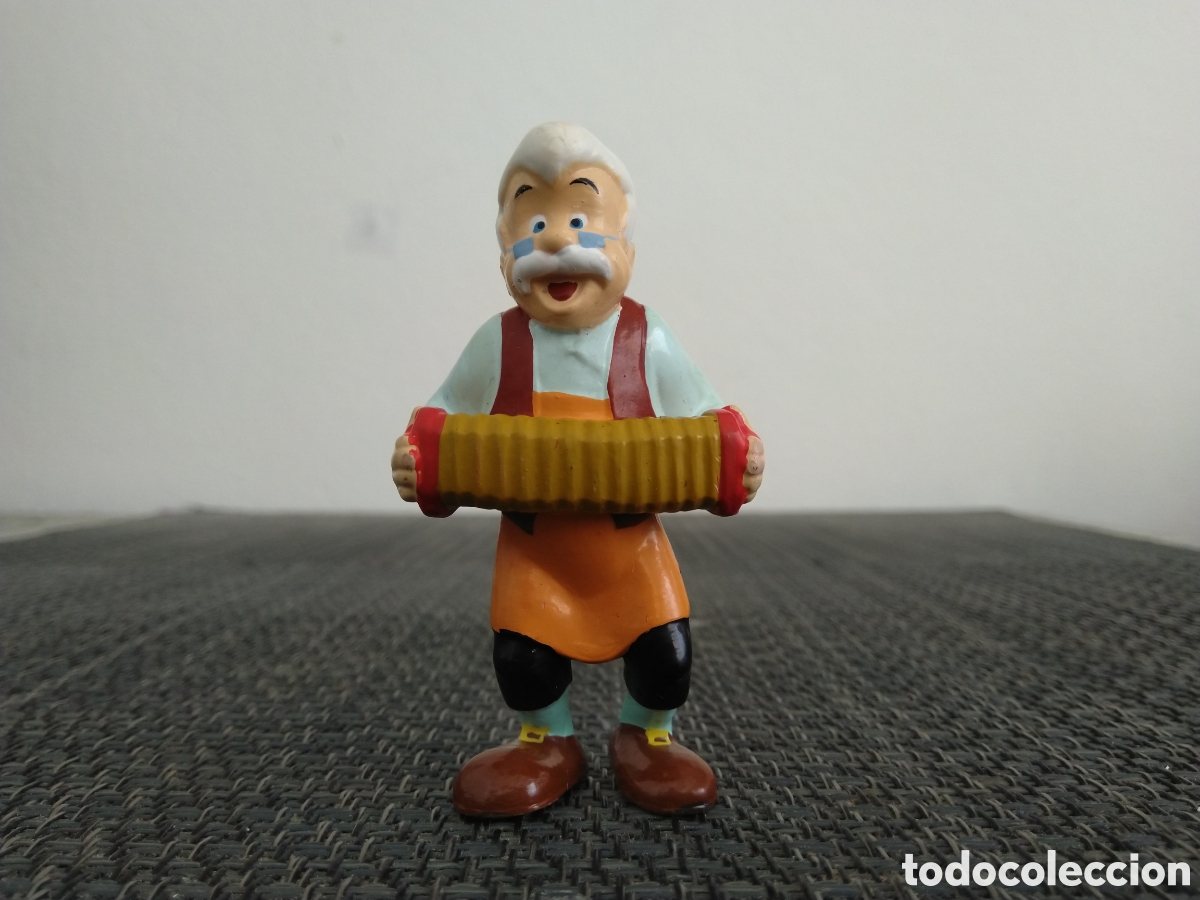 Figure di Gomma e PVC: FIGURA PVC GEPETTO CON ACORDEON APPLAUSE PINOCHO DIBUJOS ANIMADOS WALT DISNEY