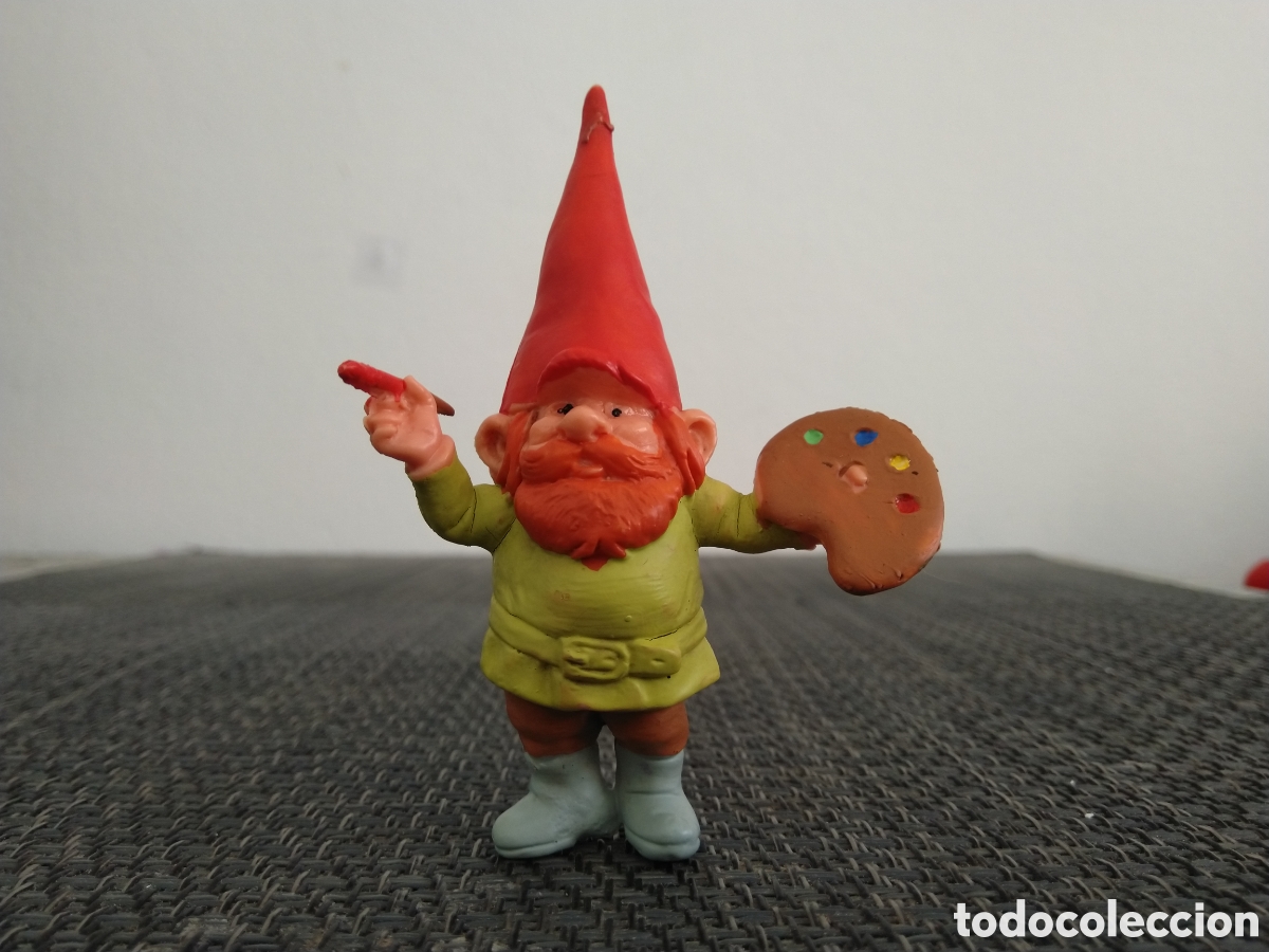 Figuras de Goma y PVC: FIGURA PVC DAVID EL GNOMO SERIE DIBUJOS ANIMADOS A&Ntilde;OS 80 TV TELEVISION PINTOR ACUARELAS