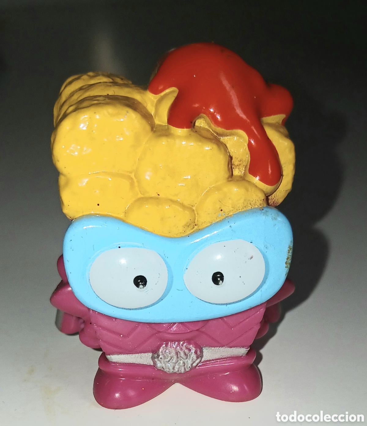 Figuras de Goma y PVC: Figura PVC SuperZing Joe Nugget Burger King - Excelente Estado - SuperThings Gigante