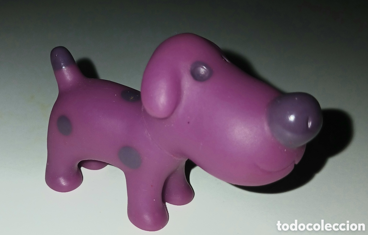 Figuras de Goma y PVC: Figura de PVC Vaca morada y Negra - Juego Little Circuit - Djeco Paris