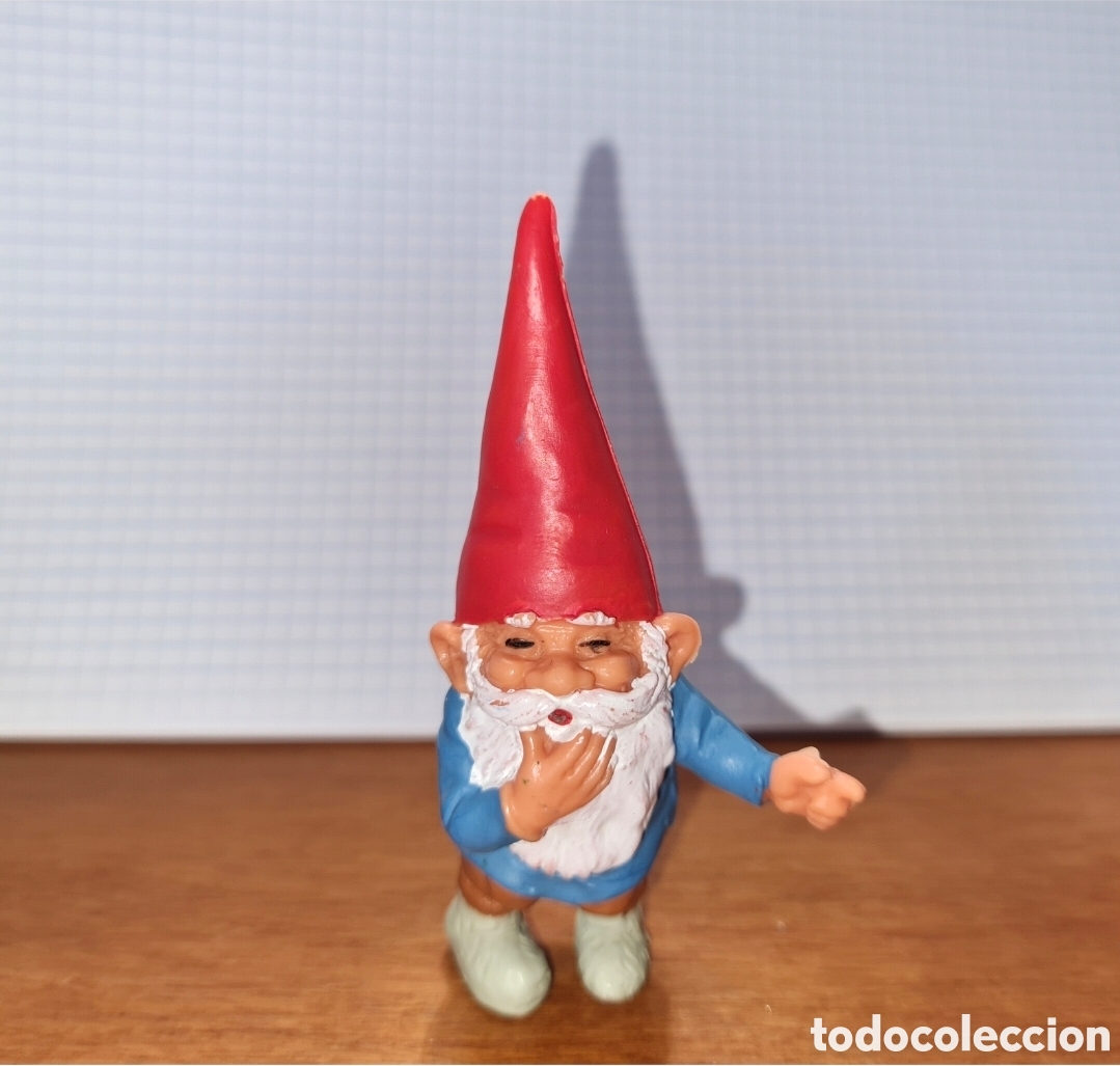 Figuras de Goma y PVC: Figura pvc goma David el gnomo silbando BRB mu&ntilde;eco a&ntilde;os 80 90 dibujos animados