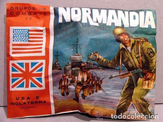 Figuras de Goma y PVC: SOBRE MONTAPLEX GRUPOS DE COMBATE NORMANDIA USA INGLATERRA ALIADOS 2WW Desembarco de Normand&iacute;a
