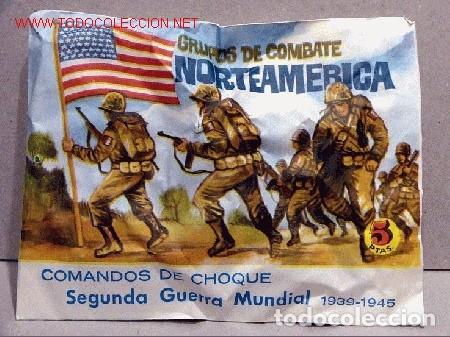 Figuras de Goma y PVC: MONTAPLEX SOBRE GRUPOS COMBATE NORTEAMERICA USA ARMY 2WW PATON montaples