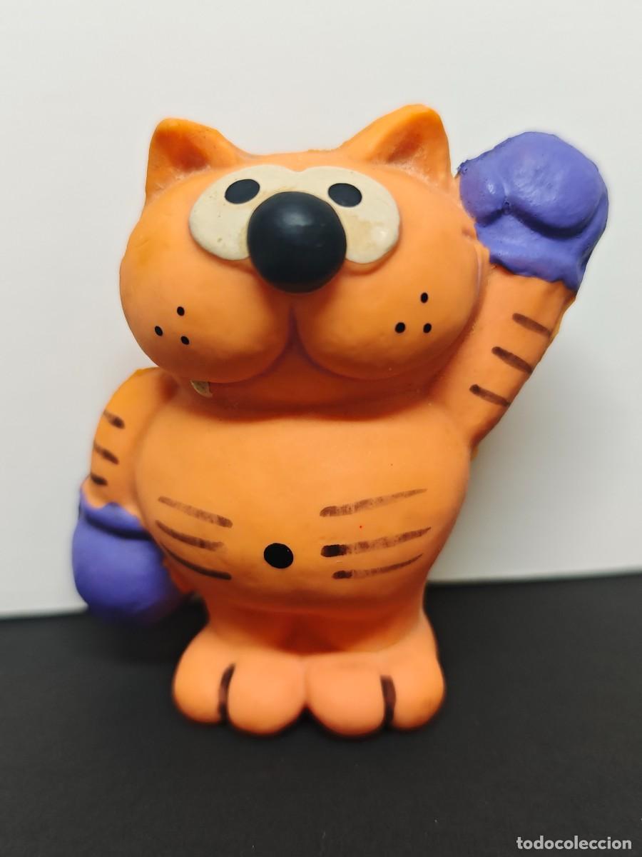 Figuras de Goma y PVC: FIGURA DE GOMA CON PITO GATO ISIDORO MADE EN SPAIN APOS 80 O 90