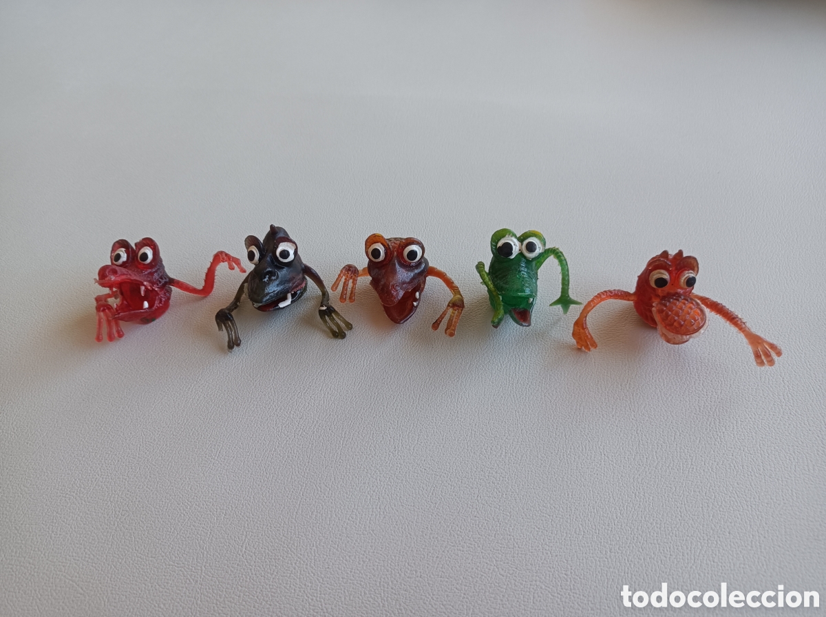 Figuras de Goma y PVC: Cropan 5 Dedo-Monstruo Marionetas Goma Spain.