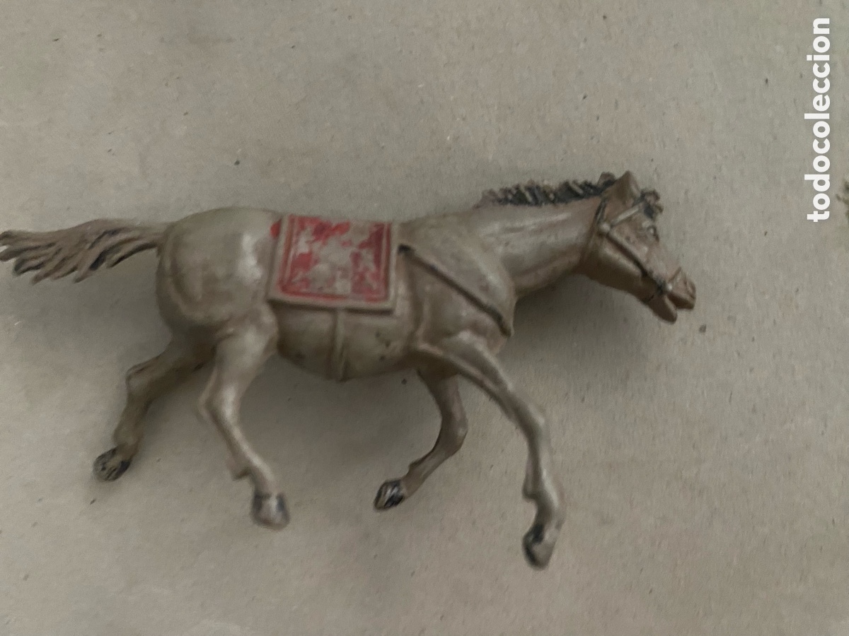 Figuras de Goma y PVC: Caballo goma cowboy jecsan