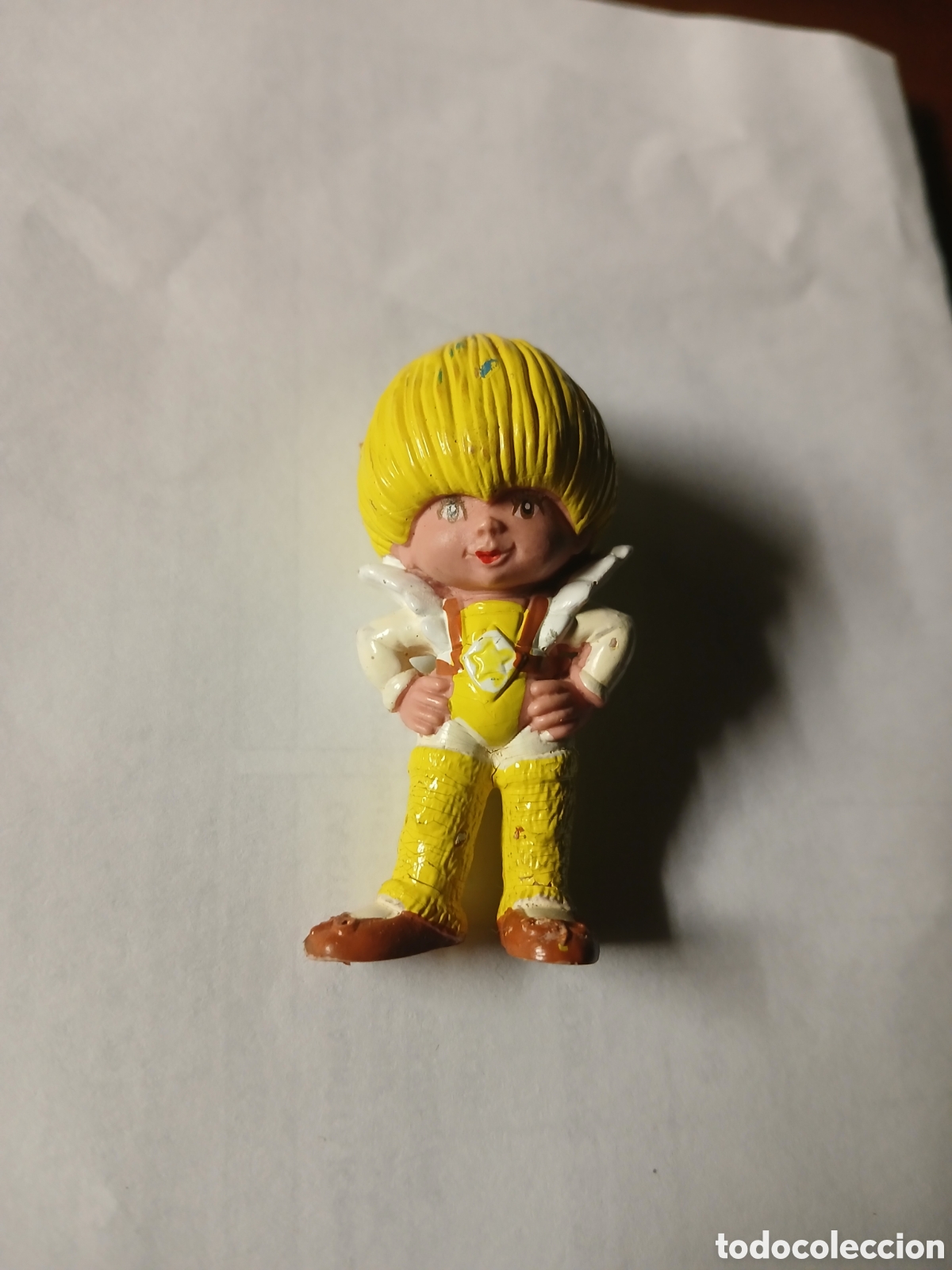 Figuras de Goma y PVC: FIGURA GOMA PVC RAINBOW BRITE CANARY YELOW SCHLEICH 1983.