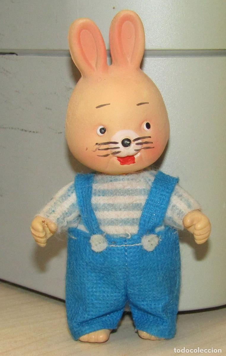 Figuras de Goma y PVC: ANTIGUA FIGURA DE LA ALDEA DEL ARCE - A&Ntilde;OS 70/80 - 10.5cm