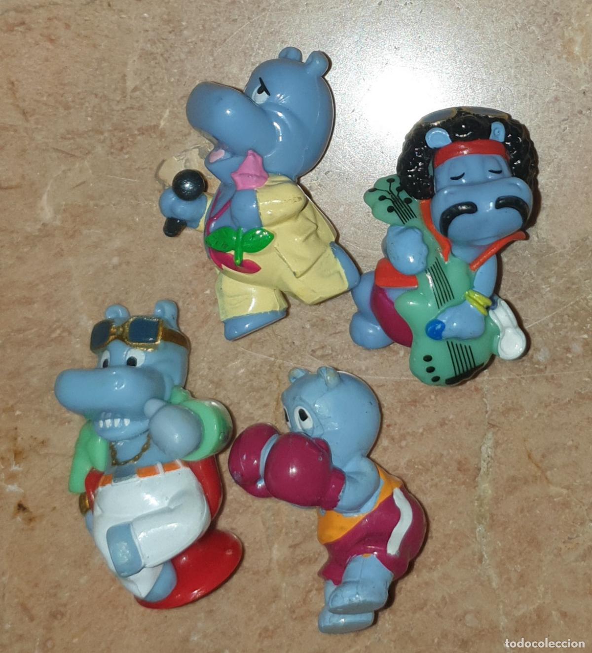 Figuras de Goma Kinder: LOTE 4 FIGURAS KINDER HIPOP&Oacute;TAMOS