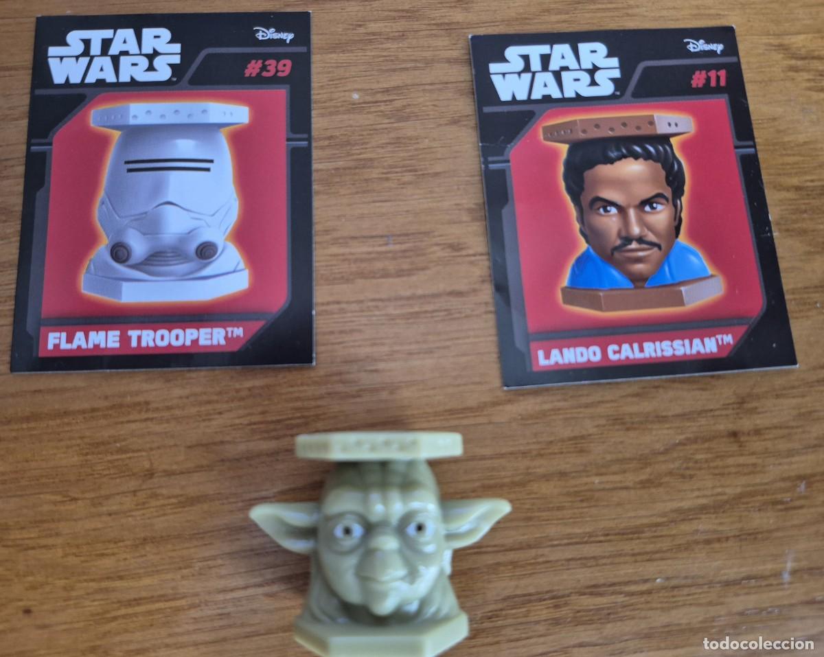 Figuras de Goma y PVC: Abaton Panini Star Wars YODA EMPERADOR PRINCESA LEIA DARTH VADER azul cristal